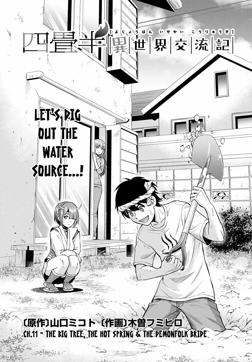 4.5 Tatami Mat Alternate World Cultural Exchange Chronicles Chapter 11 page 3 - Chapter 11: The Big Tree, The Hot Spring & The Demonfolk Bride