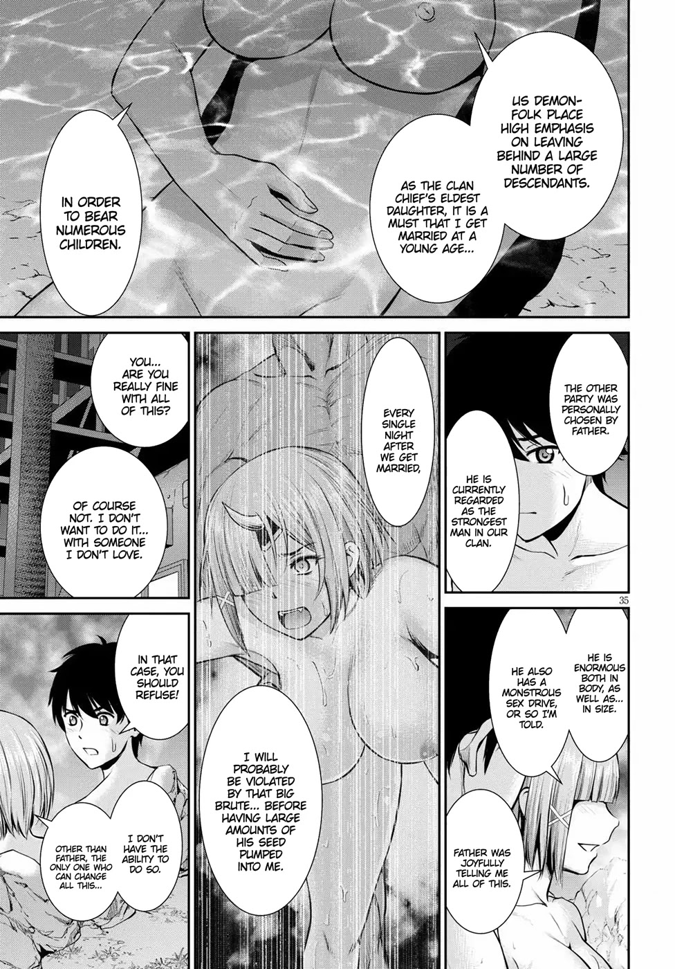 4.5 Tatami Mat Alternate World Cultural Exchange Chronicles Chapter 11 page 33 - Chapter 11: The Big Tree, The Hot Spring & The Demonfolk Bride