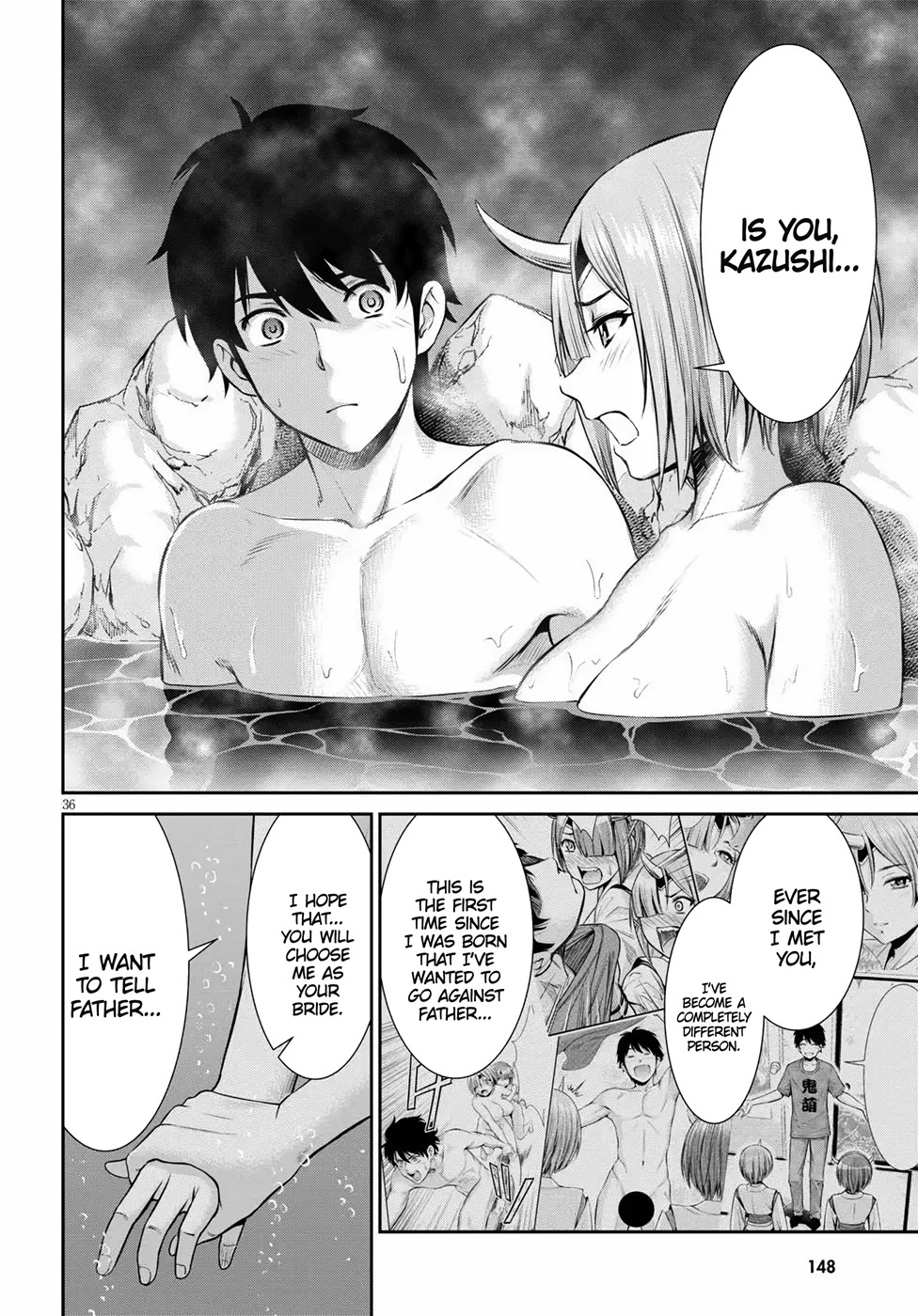 4.5 Tatami Mat Alternate World Cultural Exchange Chronicles Chapter 11 page 34 - Chapter 11: The Big Tree, The Hot Spring & The Demonfolk Bride