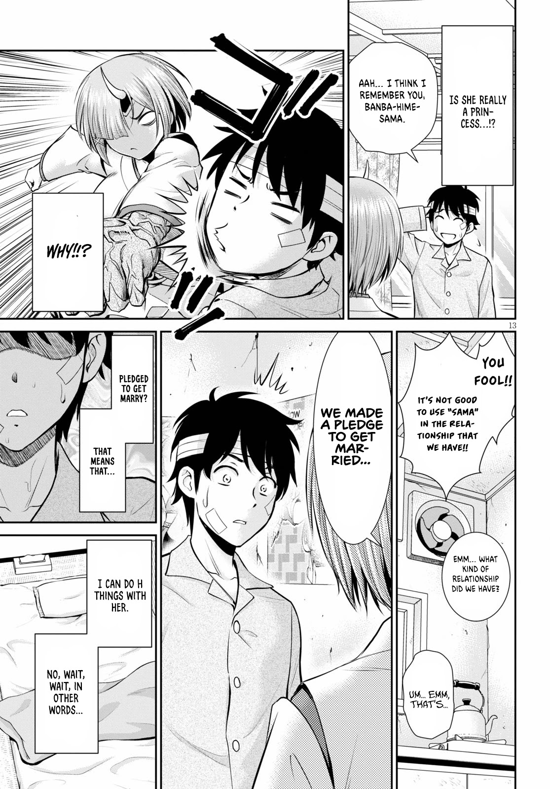4.5 Tatami Mat Alternate World Cultural Exchange Chronicles Chapter 13 page 13 - Chapter 13: When I reincarnated, I found Myself in a 4 ½ Tatami Room with a Harem