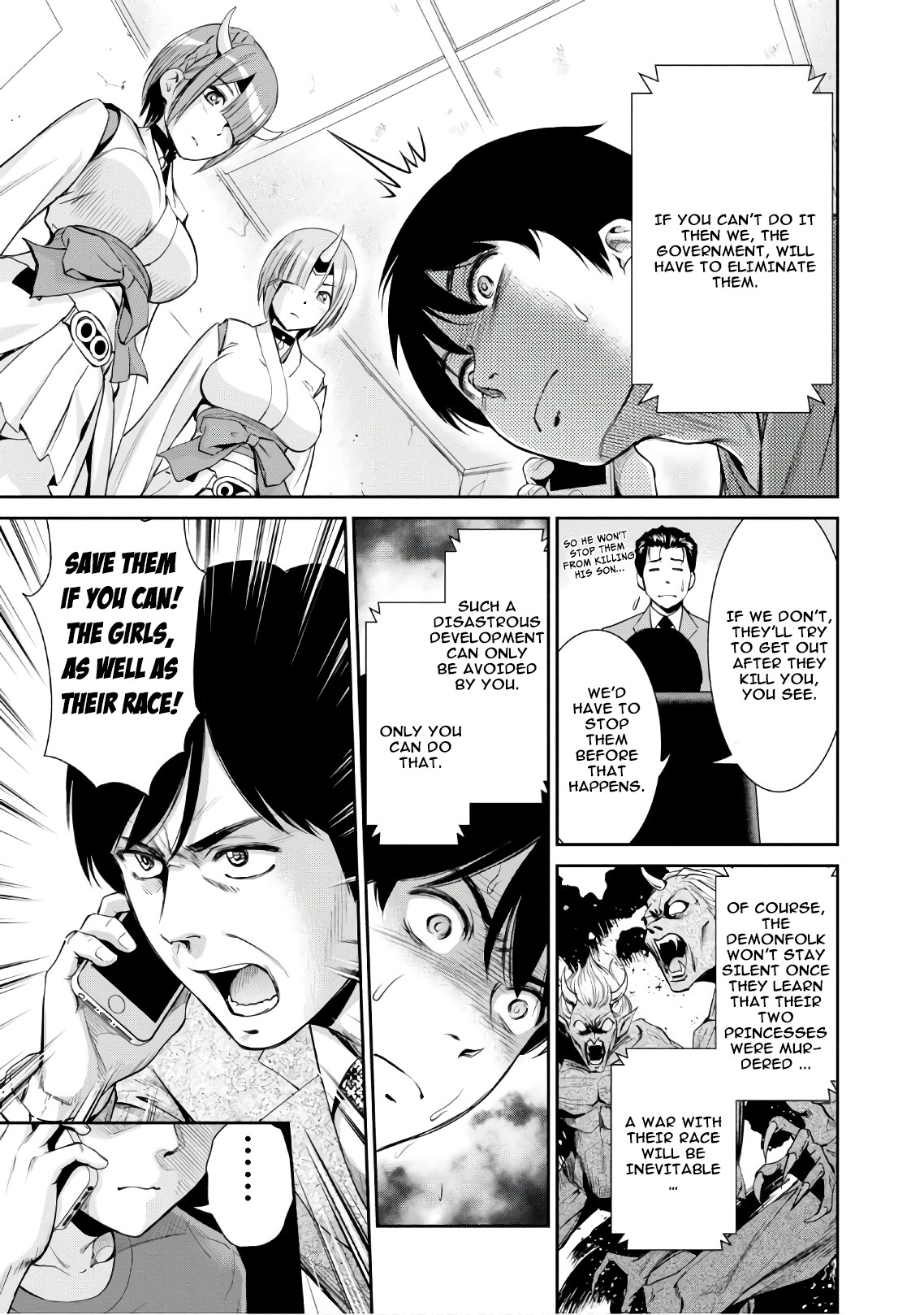4.5 Tatami Mat Alternate World Cultural Exchange Chronicles Chapter 2 page 14 - Chapter 2: Bath House negotiations with the Ogres
