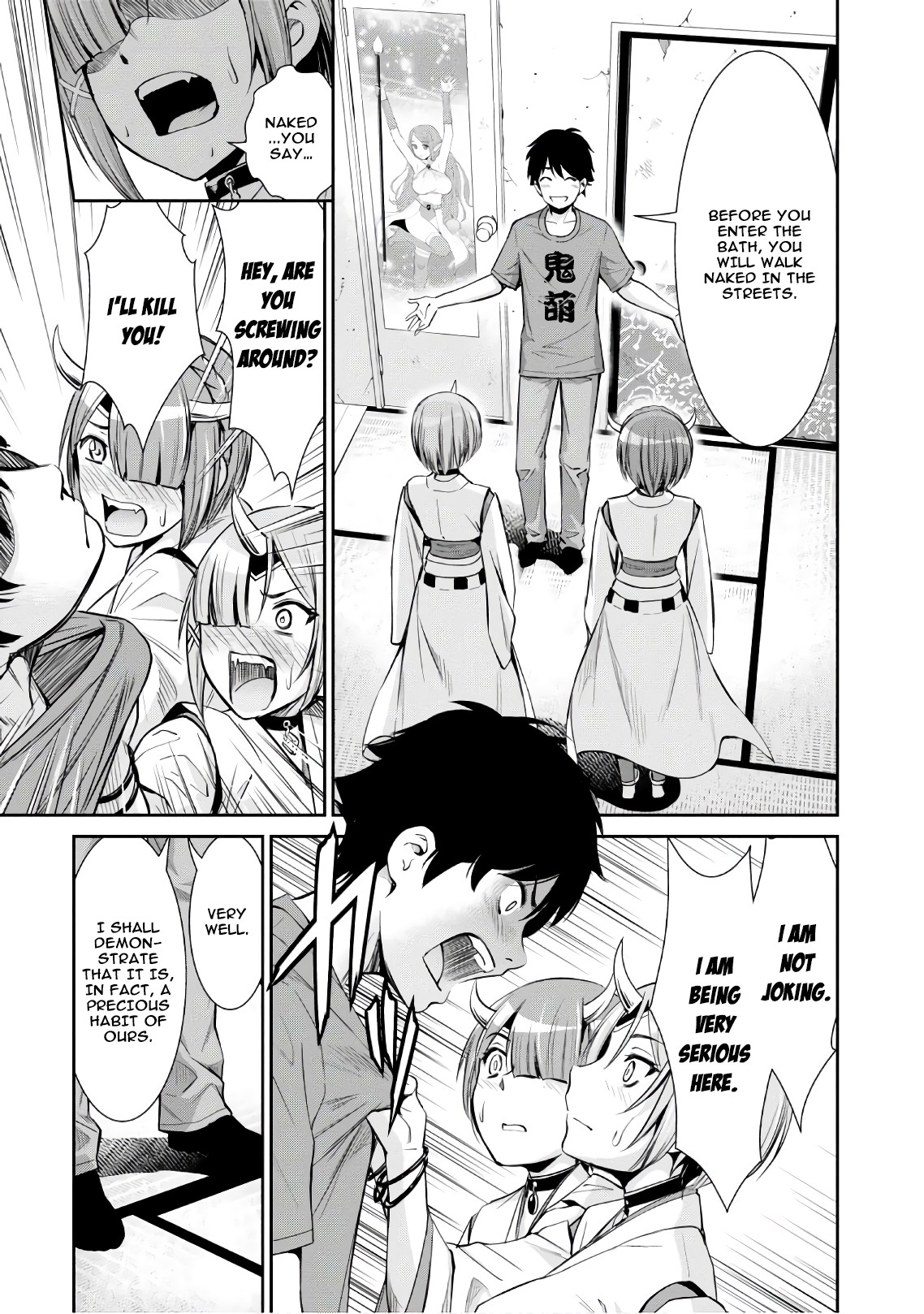4.5 Tatami Mat Alternate World Cultural Exchange Chronicles Chapter 2 page 16 - Chapter 2: Bath House negotiations with the Ogres