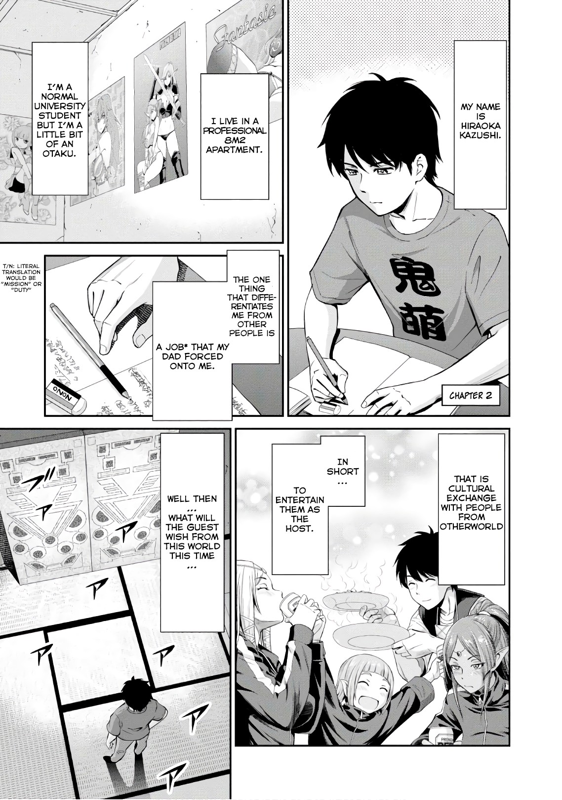 4.5 Tatami Mat Alternate World Cultural Exchange Chronicles Chapter 2 page 2 - Chapter 2: Bath House negotiations with the Ogres