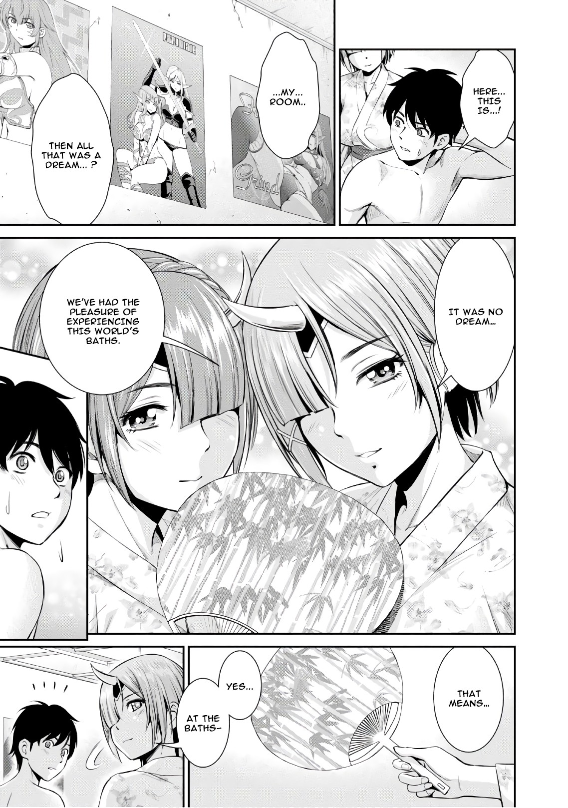 4.5 Tatami Mat Alternate World Cultural Exchange Chronicles Chapter 2 page 32 - Chapter 2: Bath House negotiations with the Ogres