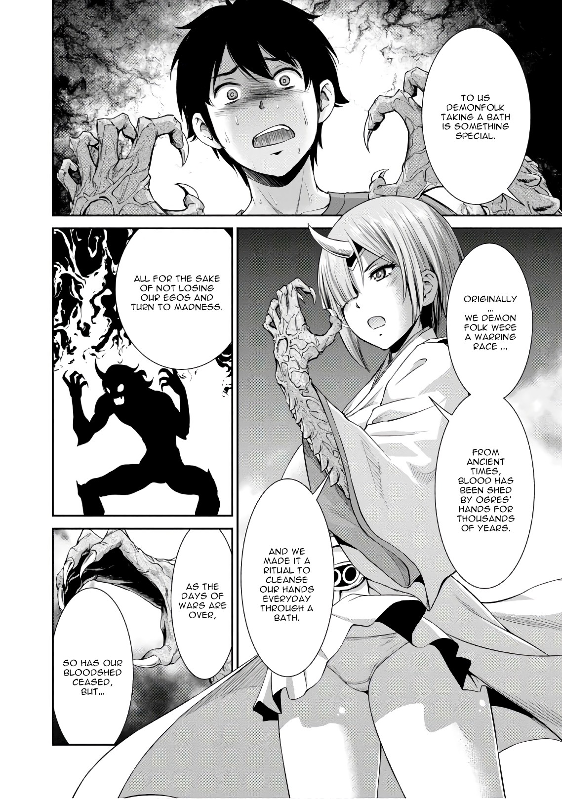 4.5 Tatami Mat Alternate World Cultural Exchange Chronicles Chapter 2 page 9 - Chapter 2: Bath House negotiations with the Ogres