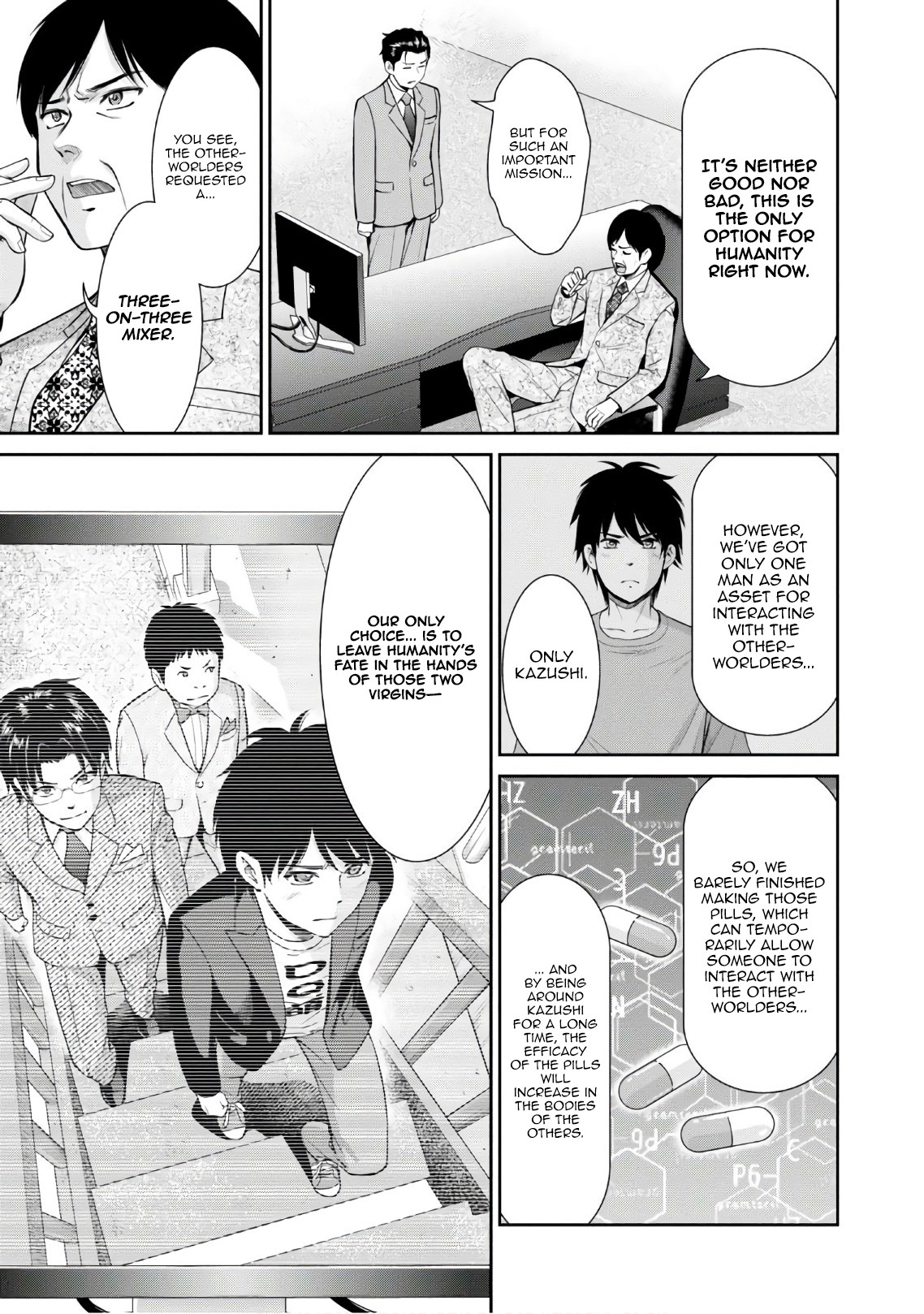 4.5 Tatami Mat Alternate World Cultural Exchange Chronicles Chapter 4 page 10 - Chapter 4: Virgins and three others finish negotiations