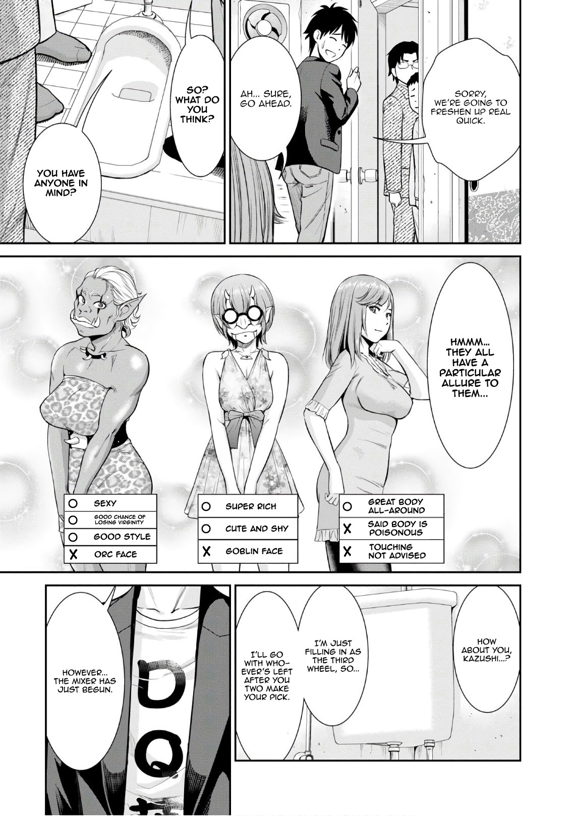 4.5 Tatami Mat Alternate World Cultural Exchange Chronicles Chapter 4 page 22 - Chapter 4: Virgins and three others finish negotiations