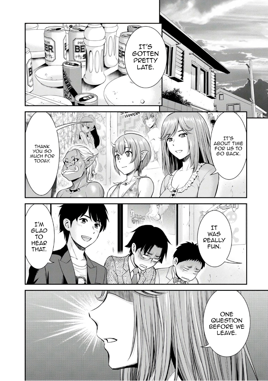 4.5 Tatami Mat Alternate World Cultural Exchange Chronicles Chapter 4 page 35 - Chapter 4: Virgins and three others finish negotiations