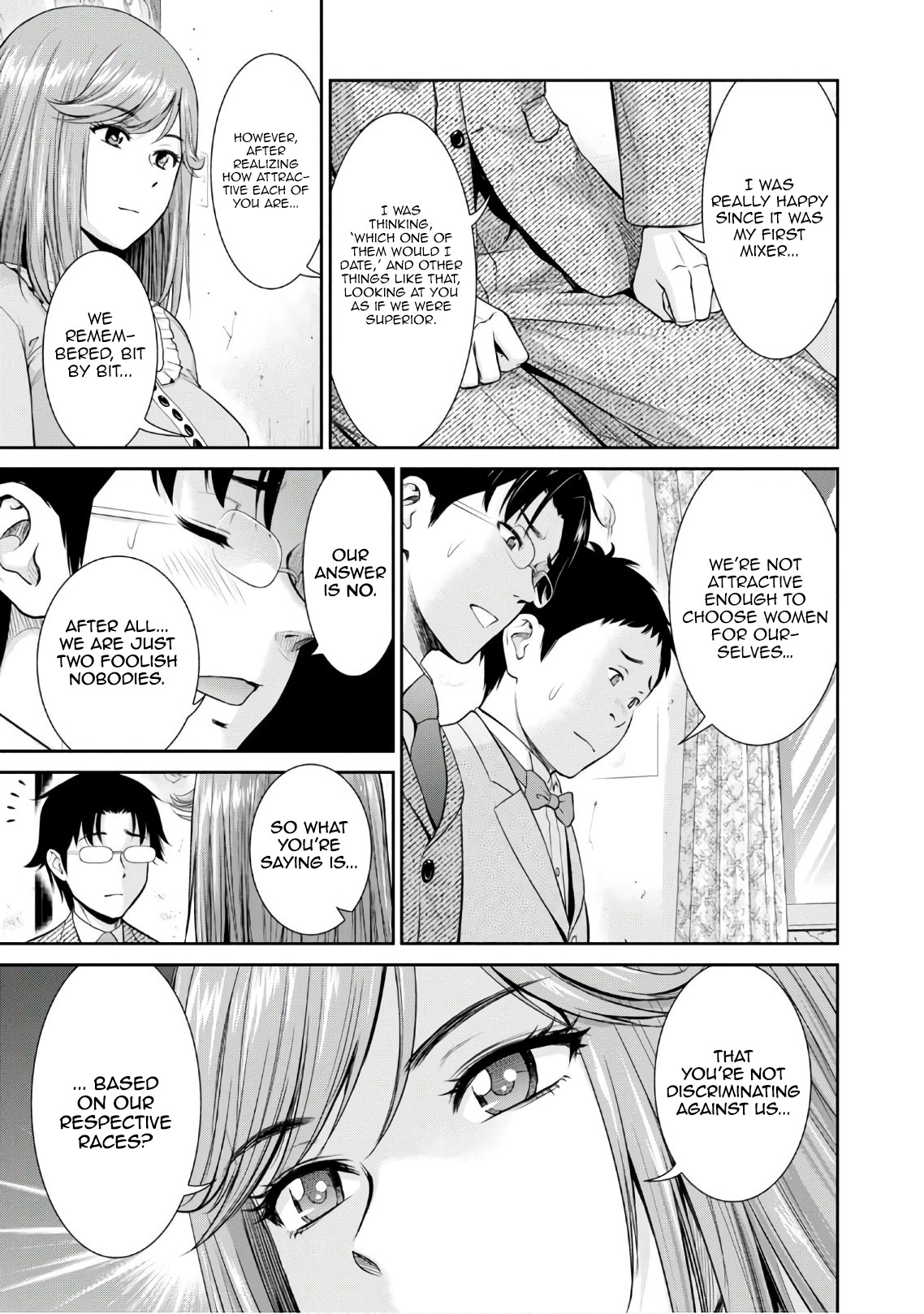 4.5 Tatami Mat Alternate World Cultural Exchange Chronicles Chapter 4 page 38 - Chapter 4: Virgins and three others finish negotiations
