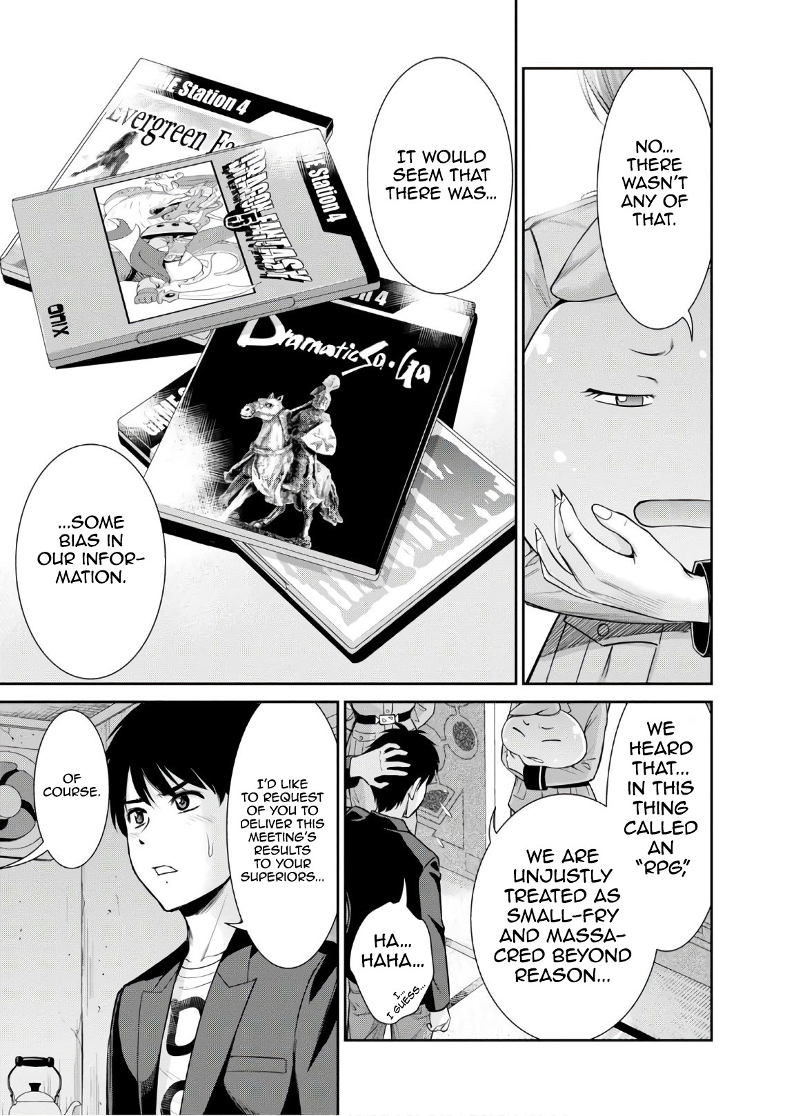 4.5 Tatami Mat Alternate World Cultural Exchange Chronicles Chapter 4 page 42 - Chapter 4: Virgins and three others finish negotiations