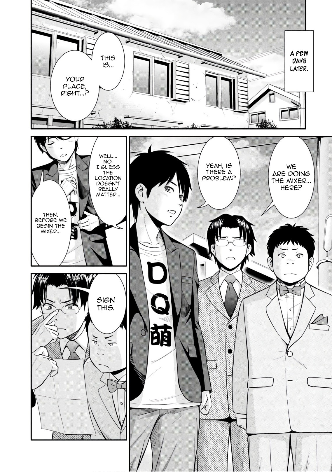 4.5 Tatami Mat Alternate World Cultural Exchange Chronicles Chapter 4 page 7 - Chapter 4: Virgins and three others finish negotiations