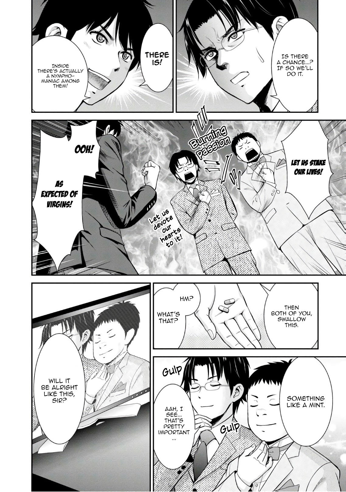 4.5 Tatami Mat Alternate World Cultural Exchange Chronicles Chapter 4 page 9 - Chapter 4: Virgins and three others finish negotiations