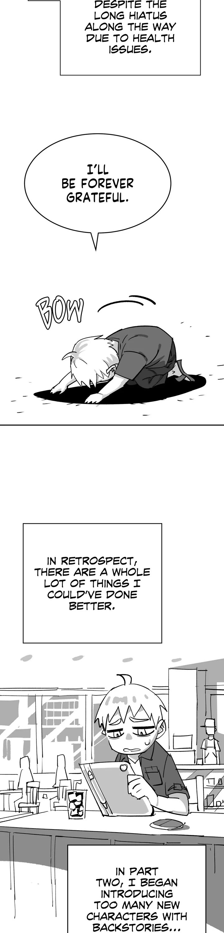 4 Cut Hero Chapter 251.5 page 3 - Chapter 251.5: Afterword