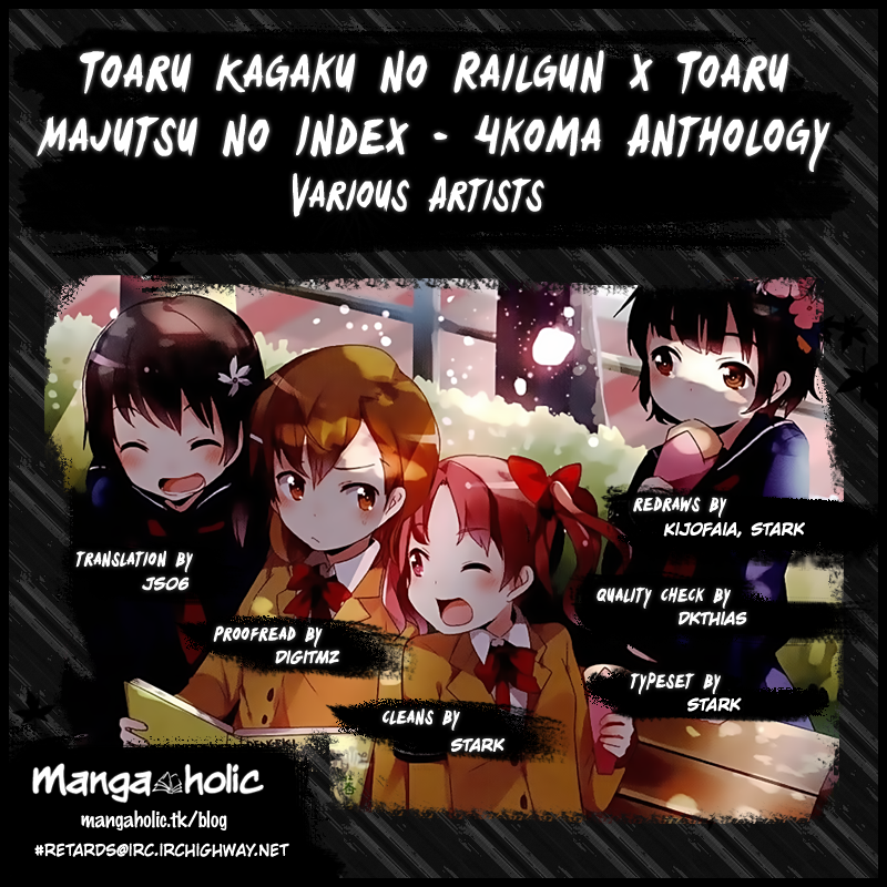 4-koma Koushiki Anthology - Toaru Kagaku no Railgun x Toaru Majutsu no Index Chapter 10 page 2 - Chapter 10: Sisters Situation