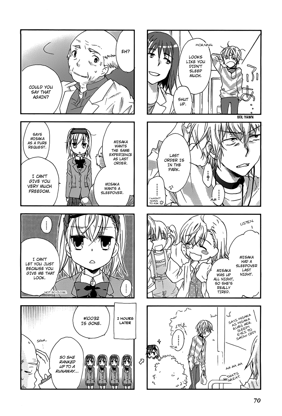4-koma Koushiki Anthology - Toaru Kagaku no Railgun x Toaru Majutsu no Index Chapter 10 page 5 - Chapter 10: Sisters Situation