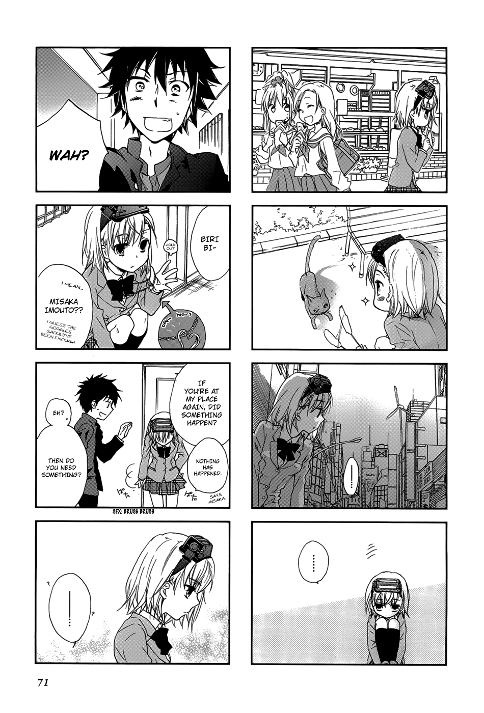 4-koma Koushiki Anthology - Toaru Kagaku no Railgun x Toaru Majutsu no Index Chapter 10 page 6 - Chapter 10: Sisters Situation