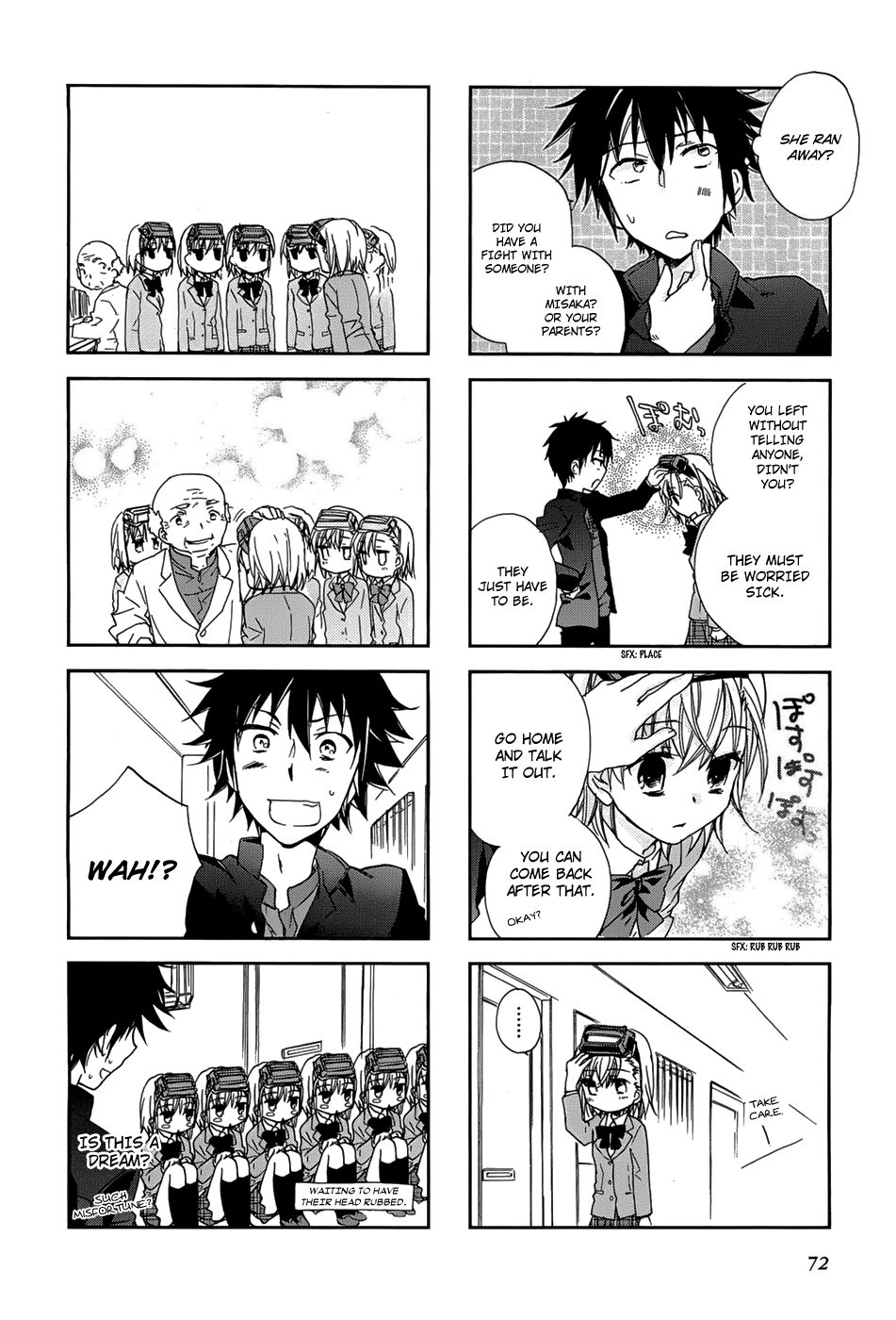 4-koma Koushiki Anthology - Toaru Kagaku no Railgun x Toaru Majutsu no Index Chapter 10 page 7 - Chapter 10: Sisters Situation