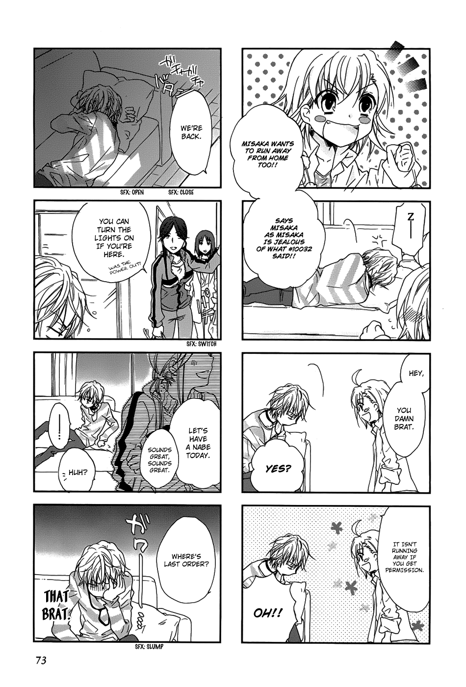 4-koma Koushiki Anthology - Toaru Kagaku no Railgun x Toaru Majutsu no Index Chapter 10 page 8 - Chapter 10: Sisters Situation