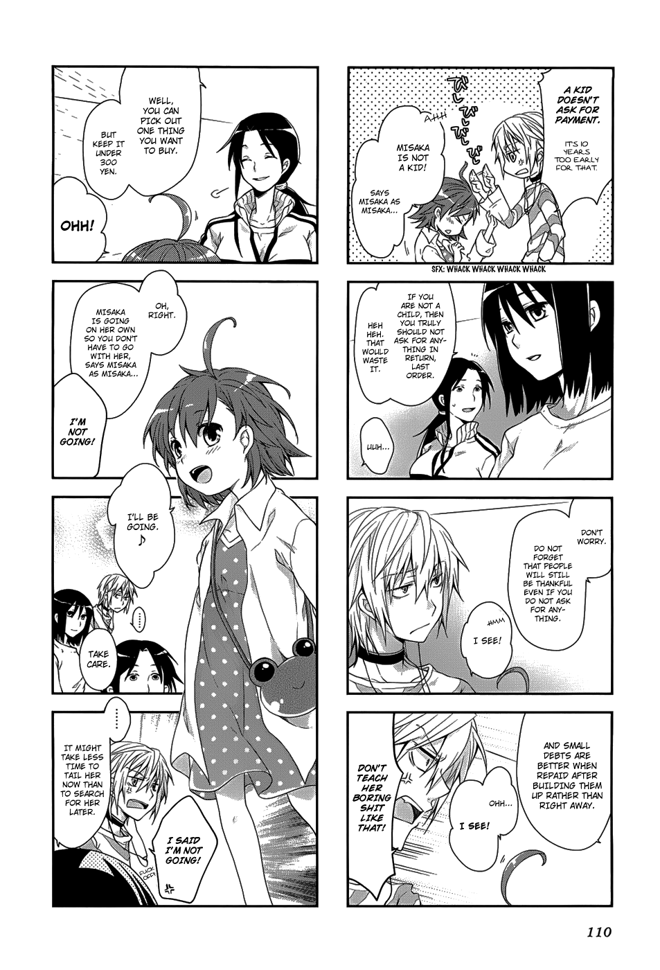 4-koma Koushiki Anthology - Toaru Kagaku no Railgun x Toaru Majutsu no Index Chapter 15 page 5 - Chapter 15: Scramble
