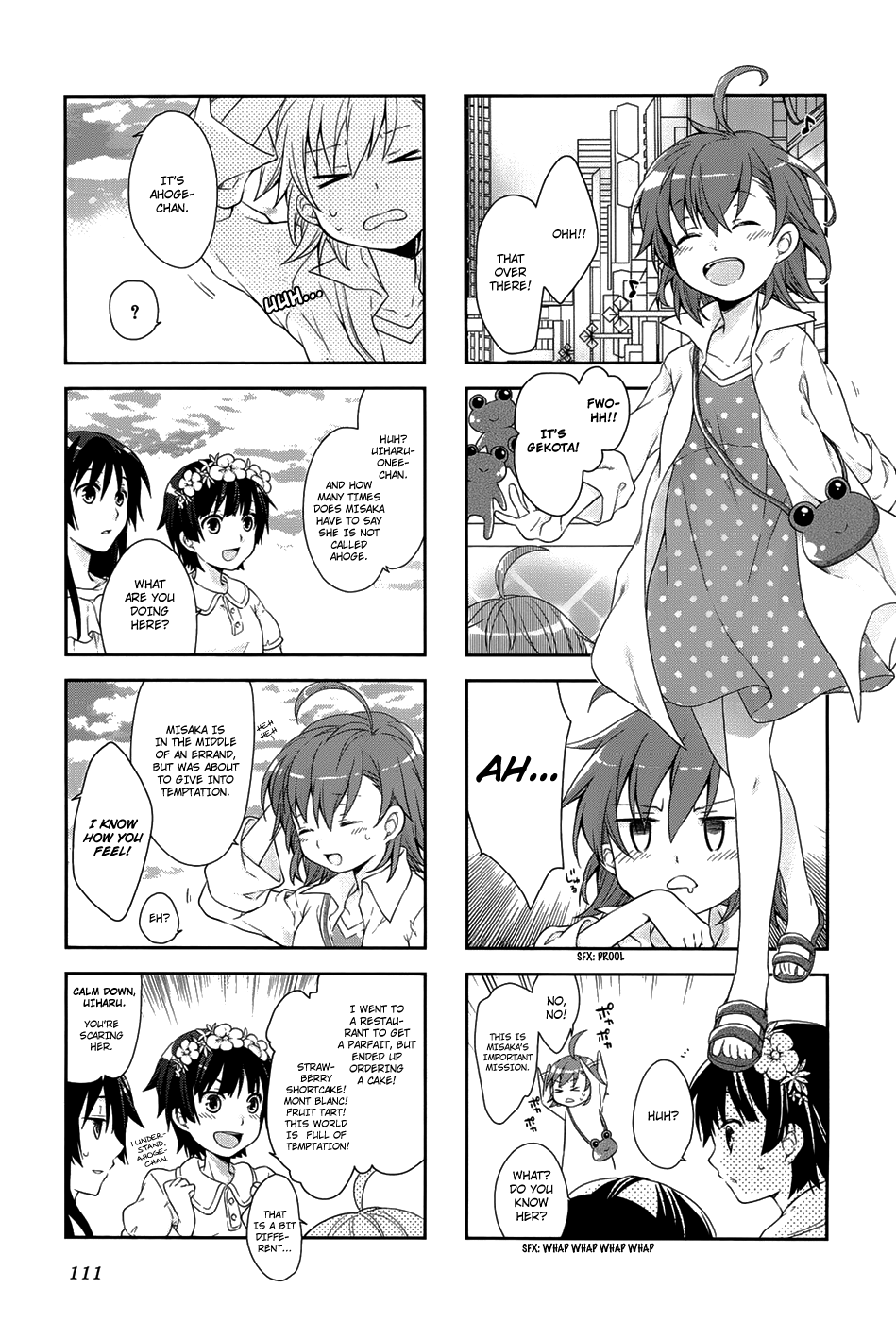 4-koma Koushiki Anthology - Toaru Kagaku no Railgun x Toaru Majutsu no Index Chapter 15 page 6 - Chapter 15: Scramble