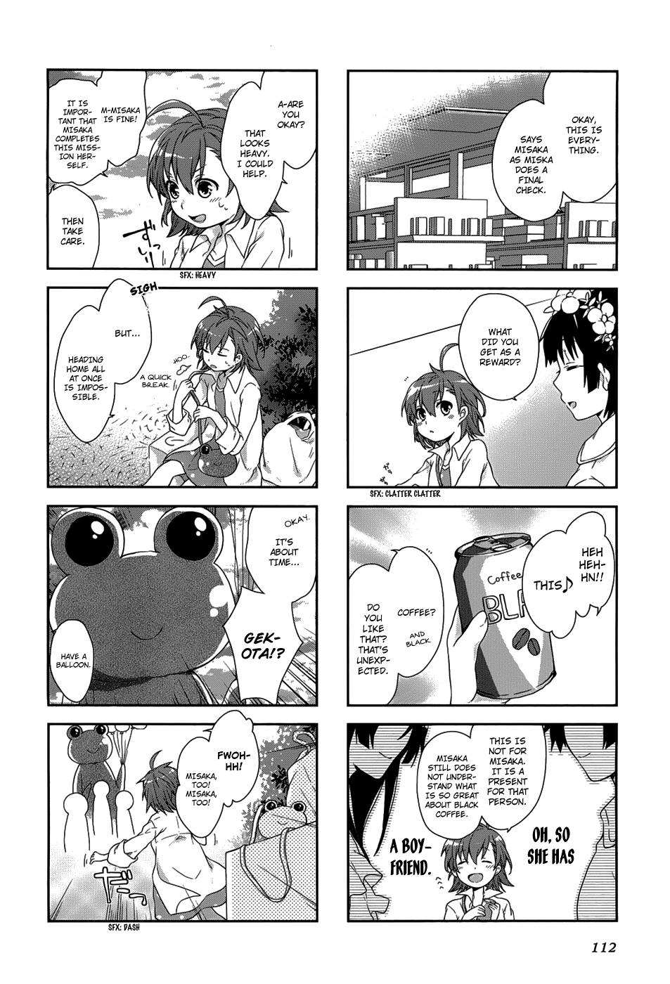 4-koma Koushiki Anthology - Toaru Kagaku no Railgun x Toaru Majutsu no Index Chapter 15 page 7 - Chapter 15: Scramble