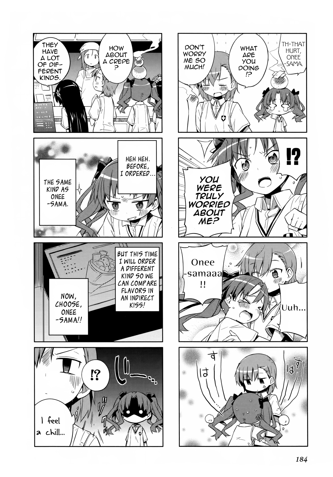 4-koma Koushiki Anthology - Toaru Kagaku no Railgun x Toaru Majutsu no Index Chapter 17 page 2 - Chapter 17: Academy City A LA CARTE (Part 2)