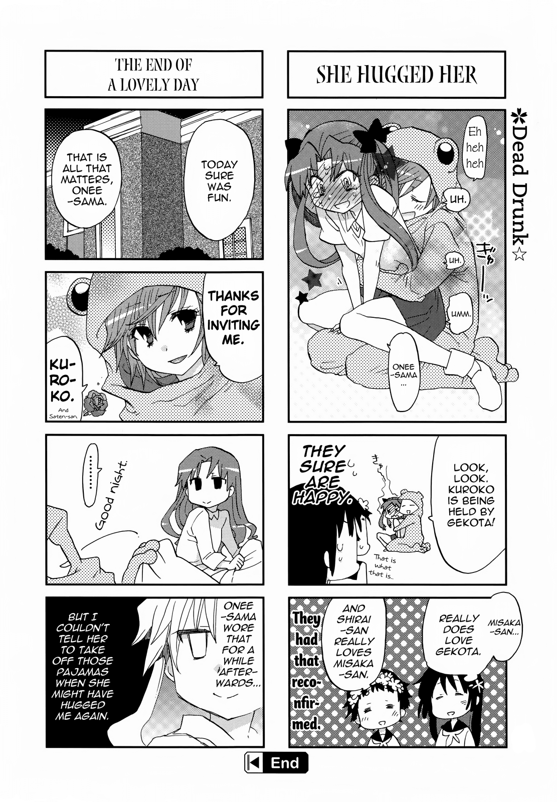 4-koma Koushiki Anthology - Toaru Kagaku no Railgun x Toaru Majutsu no Index Chapter 19 page 8 - Chapter 19: The Common Lady's Blue Spring