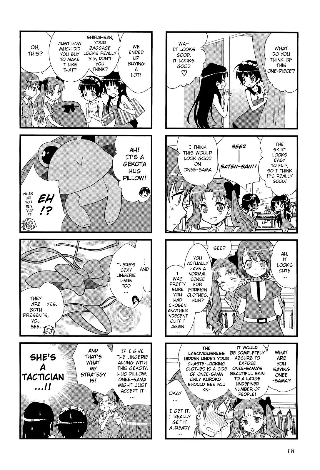 4-koma Koushiki Anthology - Toaru Kagaku no Railgun x Toaru Majutsu no Index Chapter 2 page 8 - Chapter 2: Suki Suki Daisuki Onee-sama