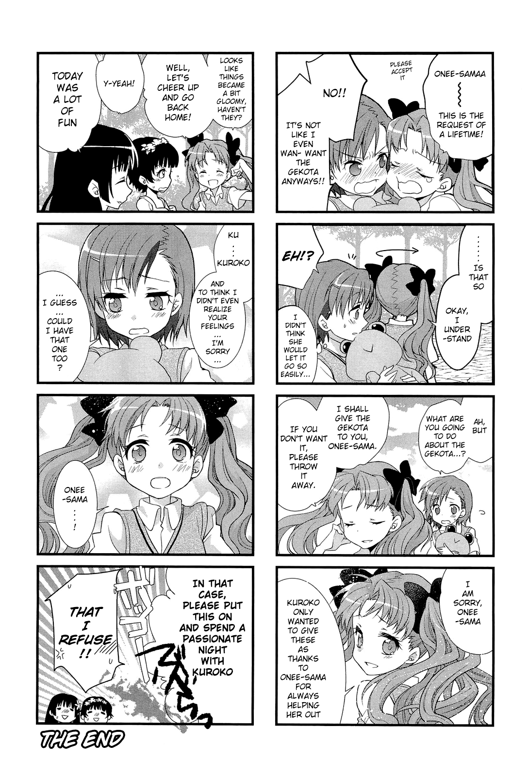 4-koma Koushiki Anthology - Toaru Kagaku no Railgun x Toaru Majutsu no Index Chapter 2 page 9 - Chapter 2: Suki Suki Daisuki Onee-sama