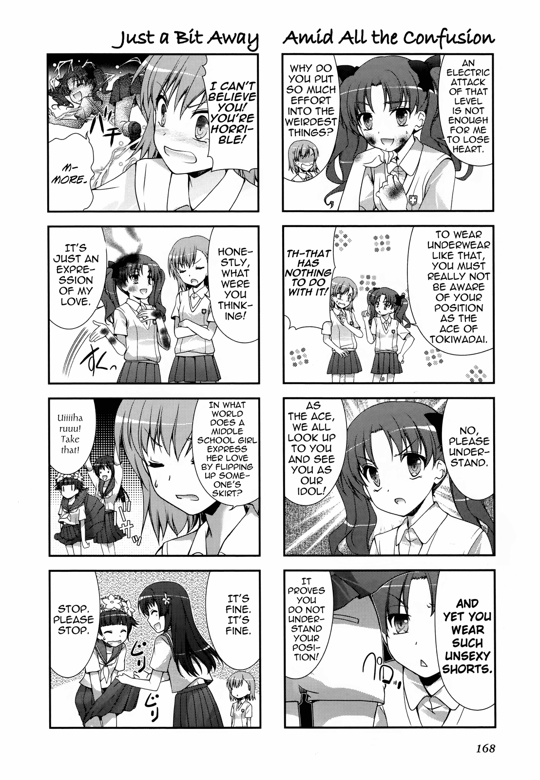 4-koma Koushiki Anthology - Toaru Kagaku no Railgun x Toaru Majutsu no Index Chapter 20 page 2 - Chapter 20: Ahh, Onee-Sama