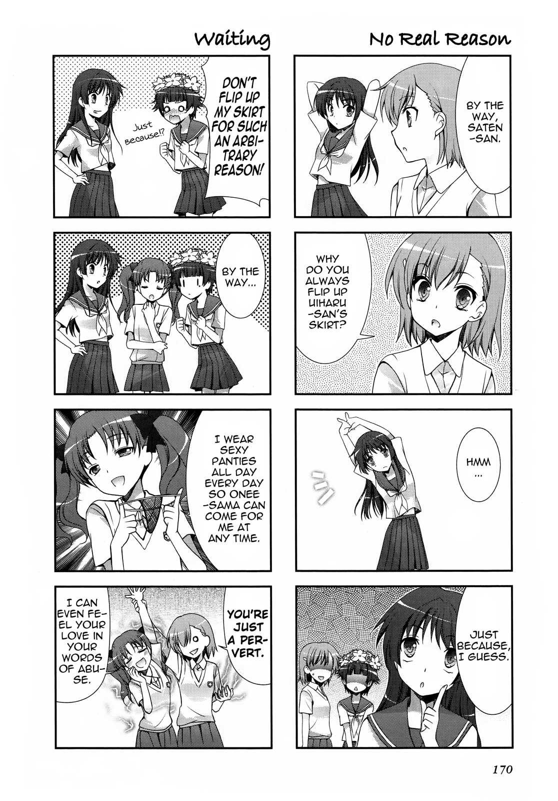 4-koma Koushiki Anthology - Toaru Kagaku no Railgun x Toaru Majutsu no Index Chapter 20 page 4 - Chapter 20: Ahh, Onee-Sama