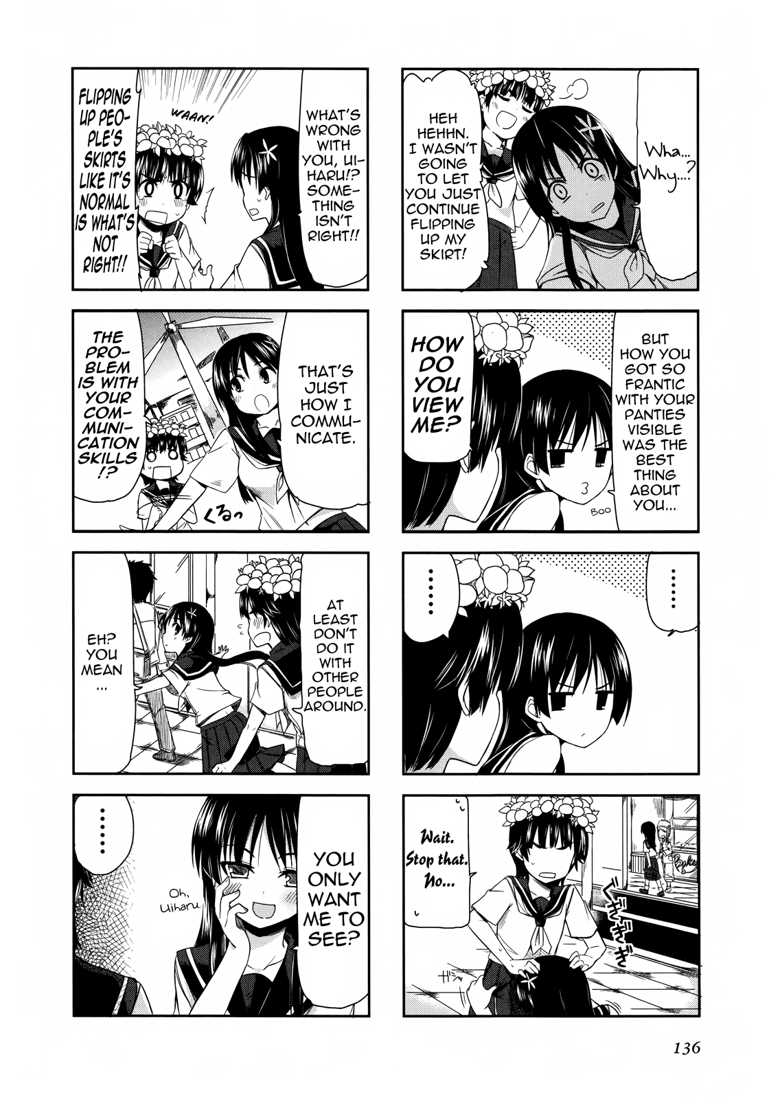 4-koma Koushiki Anthology - Toaru Kagaku no Railgun x Toaru Majutsu no Index Chapter 24 page 2 - Chapter 24: Uiharu's Challenge