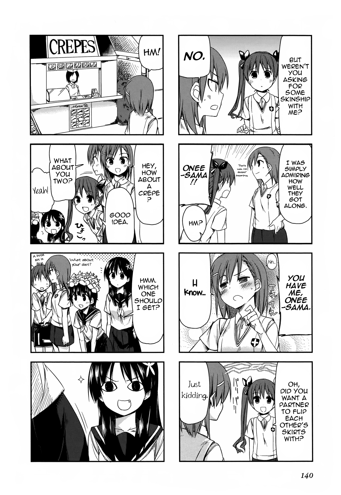 4-koma Koushiki Anthology - Toaru Kagaku no Railgun x Toaru Majutsu no Index Chapter 24 page 6 - Chapter 24: Uiharu's Challenge