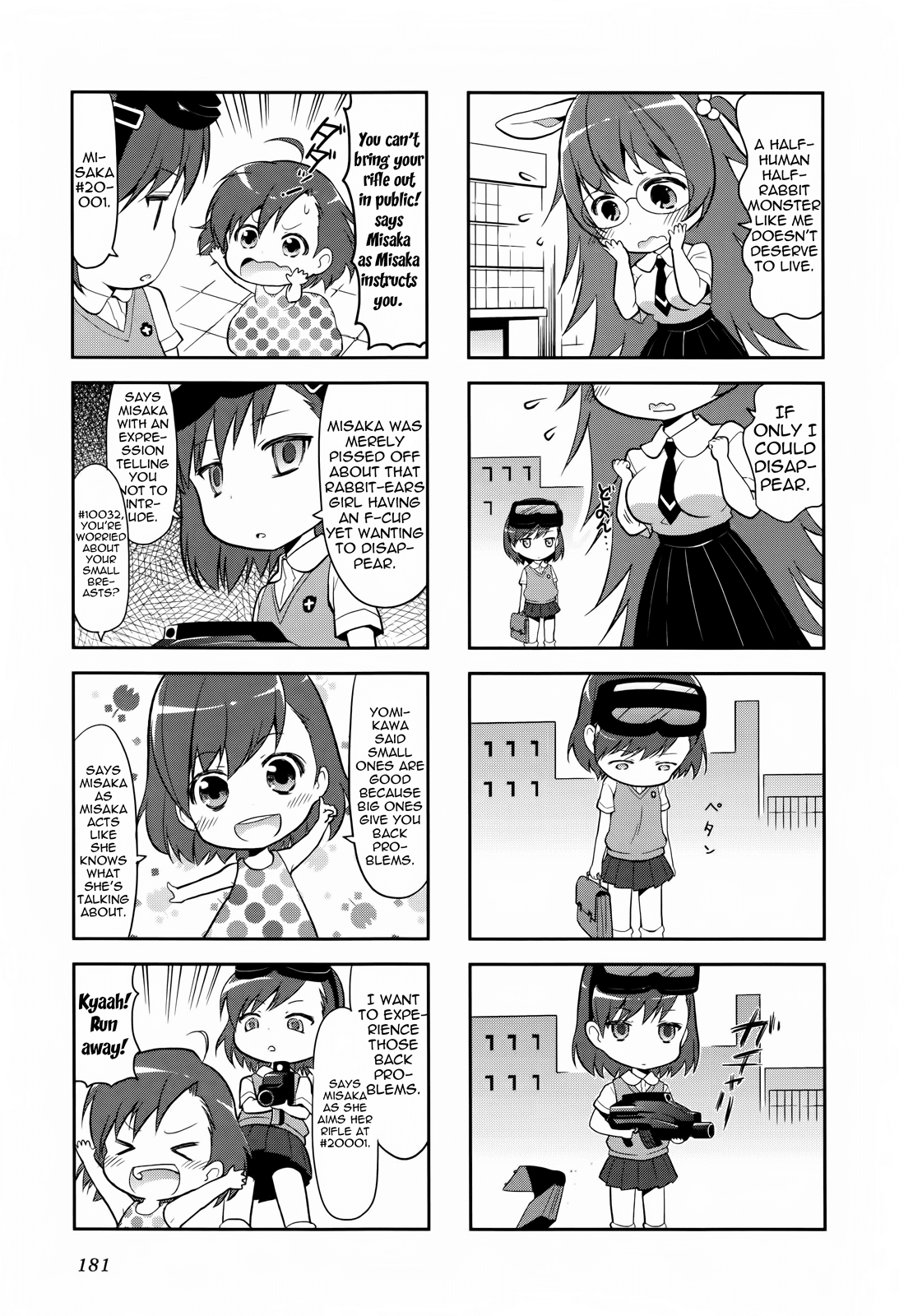 4-koma Koushiki Anthology - Toaru Kagaku no Railgun x Toaru Majutsu no Index Chapter 25 page 5 - Chapter 25 : A Certain Cat-Eared Index-Nyan