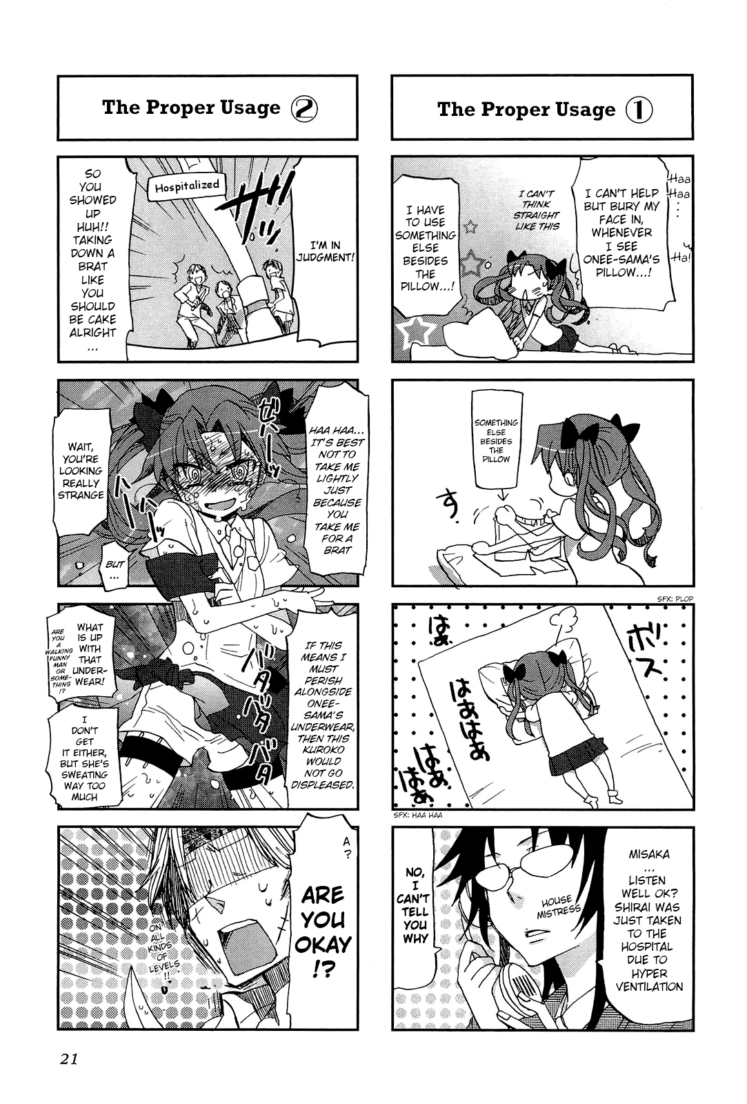 4-koma Koushiki Anthology - Toaru Kagaku no Railgun x Toaru Majutsu no Index Chapter 3 page 3 - Chapter 3: The One-Way Ticket of Next-Door Eden