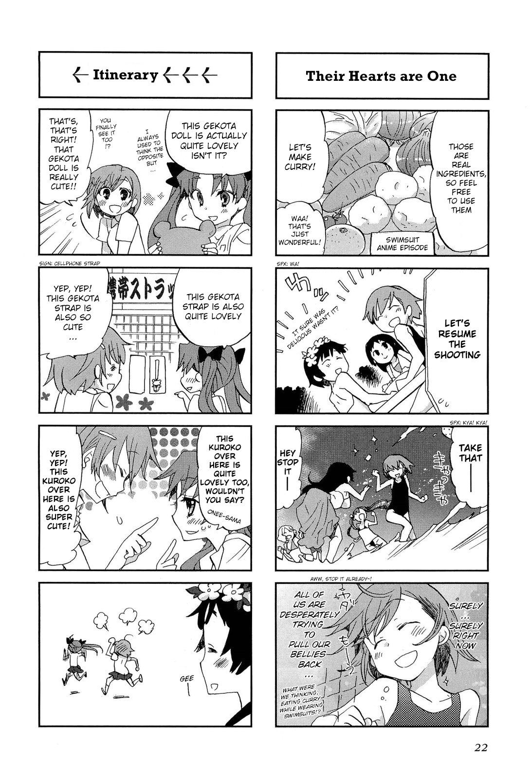 4-koma Koushiki Anthology - Toaru Kagaku no Railgun x Toaru Majutsu no Index Chapter 3 page 4 - Chapter 3: The One-Way Ticket of Next-Door Eden