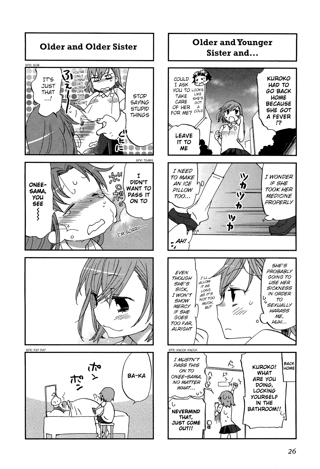 4-koma Koushiki Anthology - Toaru Kagaku no Railgun x Toaru Majutsu no Index Chapter 3 page 8 - Chapter 3: The One-Way Ticket of Next-Door Eden