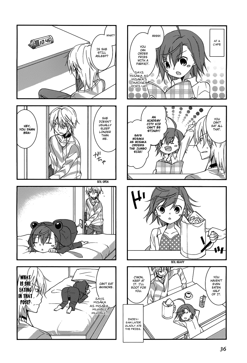 4-koma Koushiki Anthology - Toaru Kagaku no Railgun x Toaru Majutsu no Index Chapter 5 page 5 - Chapter 5: With Last Order and Me