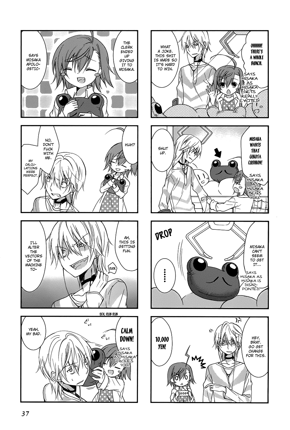 4-koma Koushiki Anthology - Toaru Kagaku no Railgun x Toaru Majutsu no Index Chapter 5 page 6 - Chapter 5: With Last Order and Me