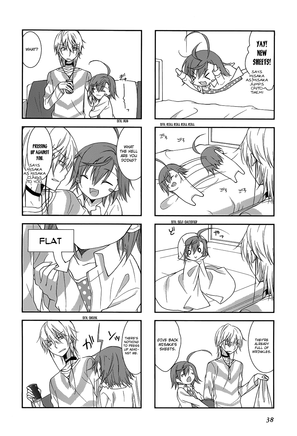 4-koma Koushiki Anthology - Toaru Kagaku no Railgun x Toaru Majutsu no Index Chapter 5 page 7 - Chapter 5: With Last Order and Me