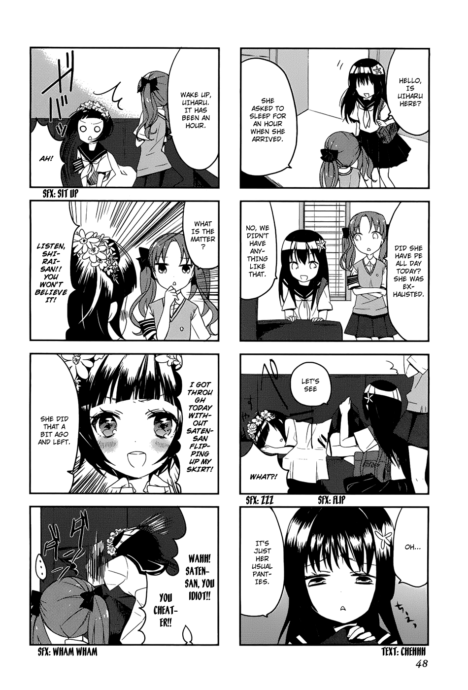 4-koma Koushiki Anthology - Toaru Kagaku no Railgun x Toaru Majutsu no Index Chapter 6 page 9 - Chapter 6: A Certain Girl's Daily Life