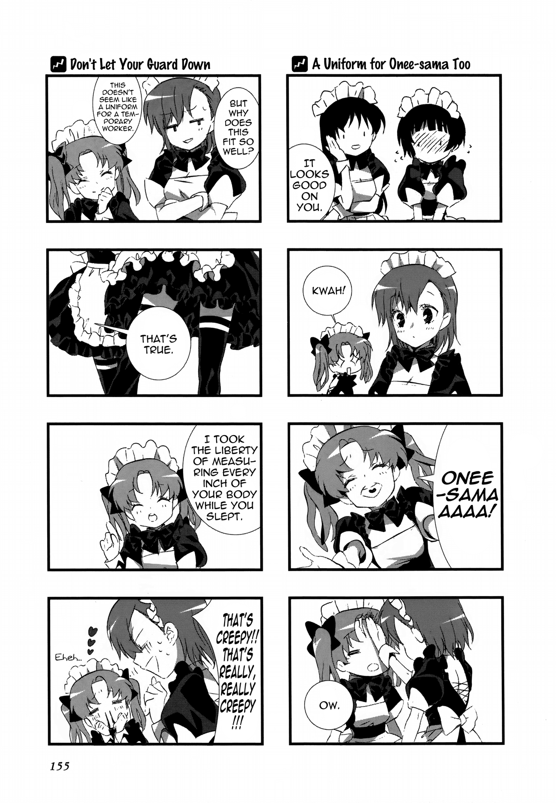 4-koma Koushiki Anthology - Toaru Kagaku no Railgun x Toaru Majutsu no Index Chapter 8 page 5 - Chapter 8: A Certain Temp. Maid Cafe