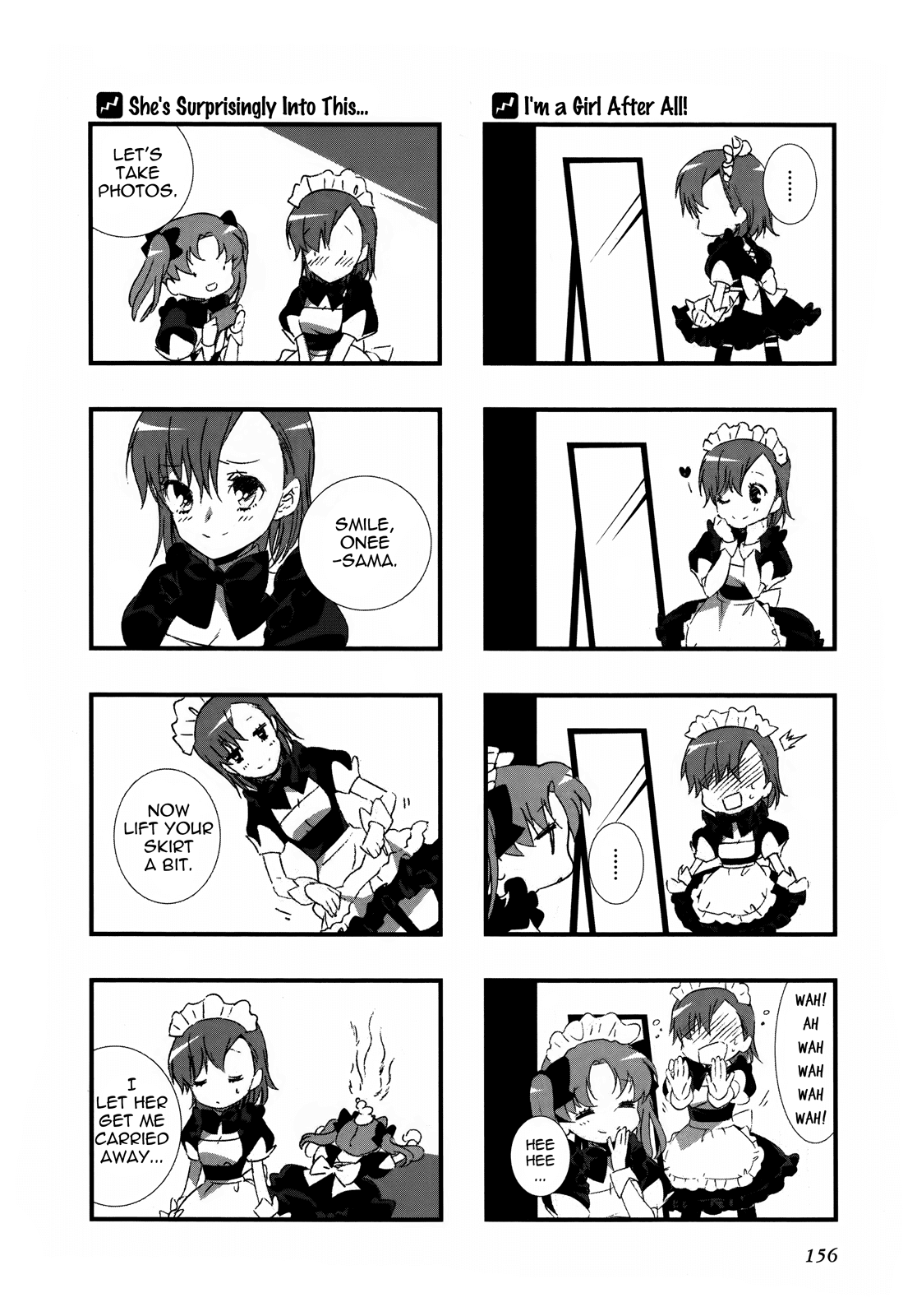 4-koma Koushiki Anthology - Toaru Kagaku no Railgun x Toaru Majutsu no Index Chapter 8 page 6 - Chapter 8: A Certain Temp. Maid Cafe