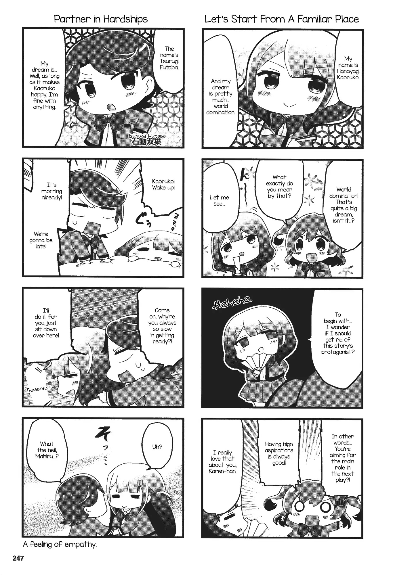 4-Koma Starlight Chapter 1 page 4 - Chapter 1: First Act: Nice To Meet You! (Makimaki Mawaru)