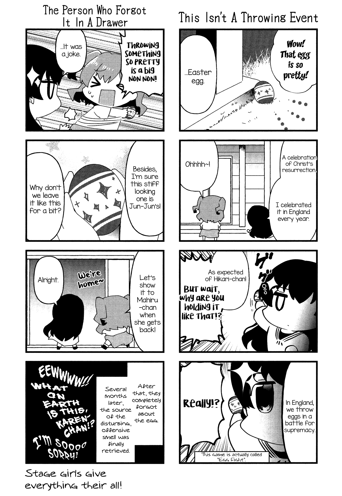4-Koma Starlight Chapter 16 page 9 - Chapter 16: Surprises, Eggs, And Stage Girls