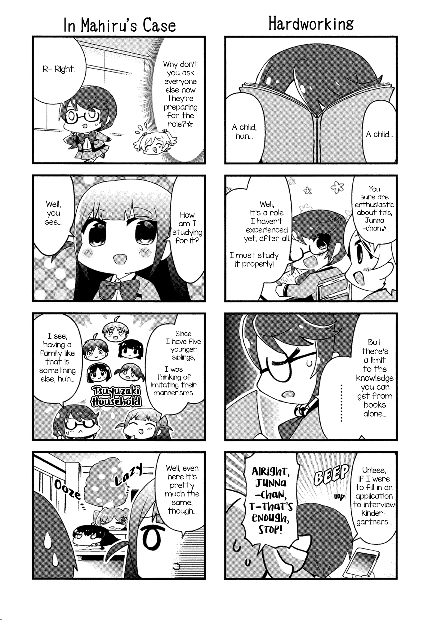 4-Koma Starlight Chapter 17 page 3 - Chapter 17: Midnight Girls Meeting (Temporary)