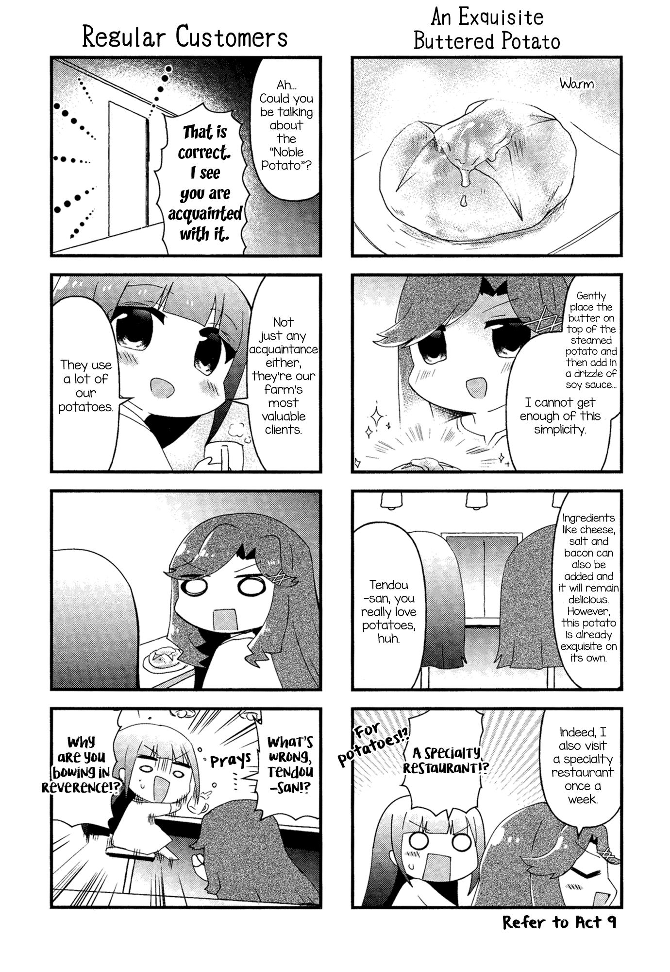 4-Koma Starlight Chapter 17 page 8 - Chapter 17: Midnight Girls Meeting (Temporary)
