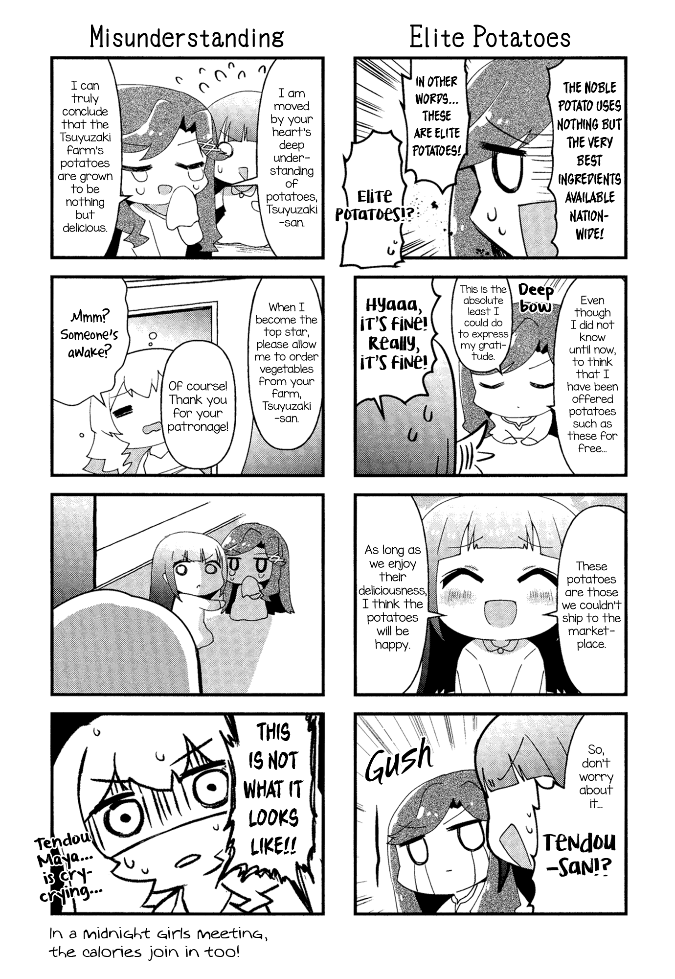 4-Koma Starlight Chapter 17 page 9 - Chapter 17: Midnight Girls Meeting (Temporary)