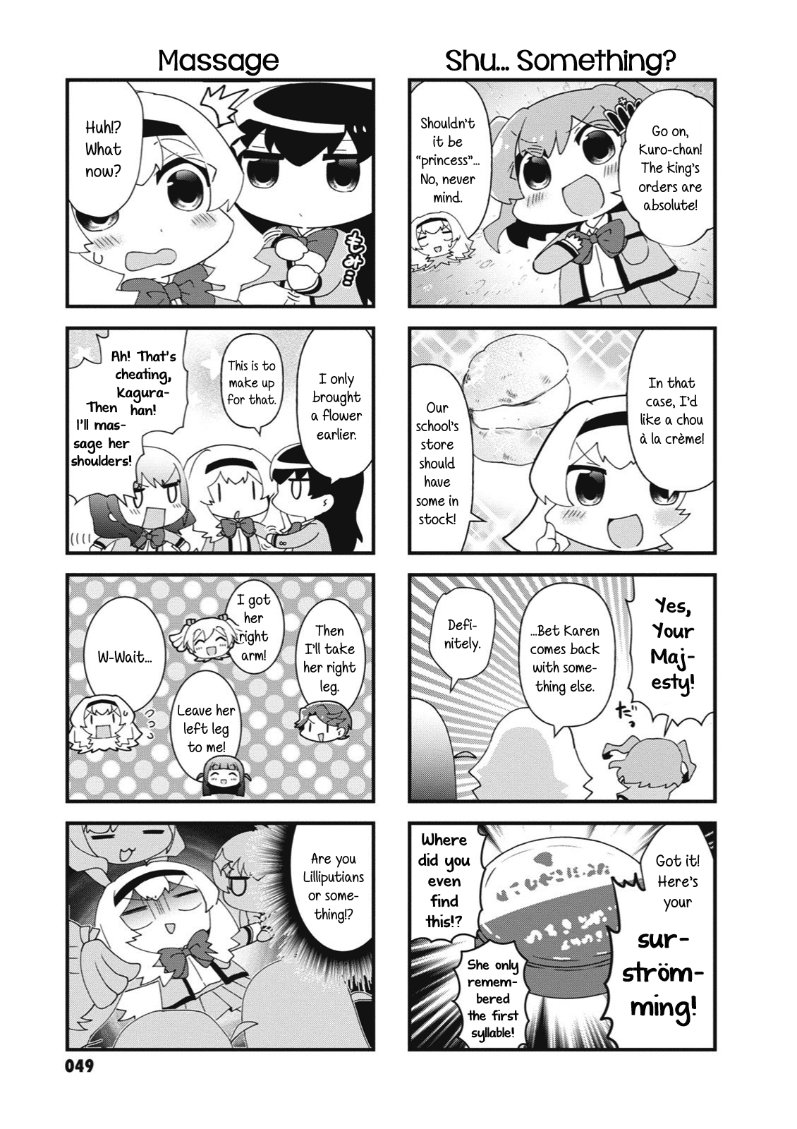4-Koma Starlight Chapter 21 page 3 - Chapter 21: Wordplay and XXX Cafes