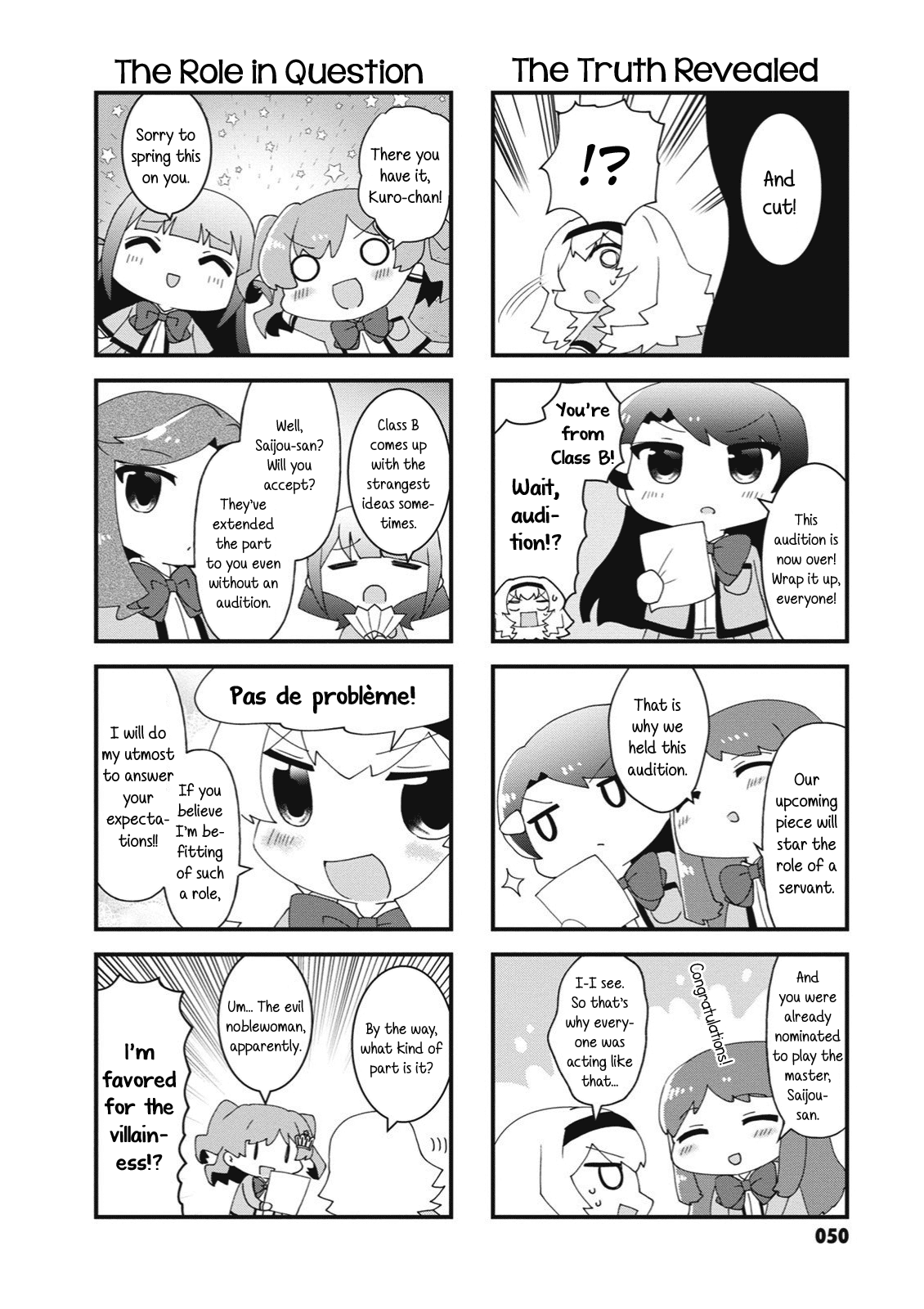 4-Koma Starlight Chapter 21 page 4 - Chapter 21: Wordplay and XXX Cafes